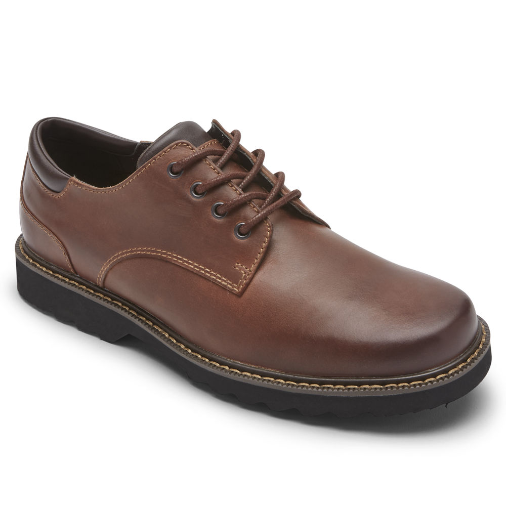 Rockport Singapore Mens Oxfords - Northfield Waterproof Brown - BW7321860